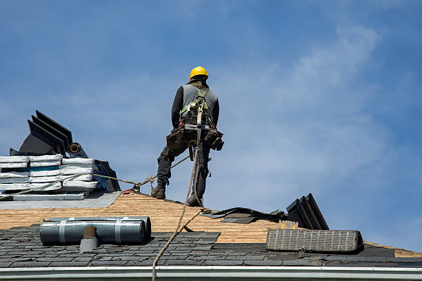 Professional Roof Replacement technician working in Pacific Junction, IA